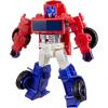 Transformers CYBERWORLD Optimus Prime Cyber Changers 4-Inch Action Figure, Quick Change to Truck Mode, Robot Toys for Boys and Girls, Kids Christmas Stocking Stuffers, Ages 6+