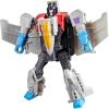 Transformers CYBERWORLD Starscream Cyber Changers 4-Inch Action Figure, Quick Change to Jet Mode, Robot Toys for Boys and Girls, Kids Christmas Stocking Stuffers, Ages 6+