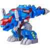 Transformers Dinobot Adventures Optimus Prime T-Rex Converting Toy with Lights and Sounds, 9+ Inch Action Figure, Ages 3 and Up (Amazon Exclusive)