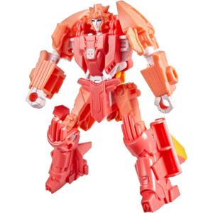 Transformers CYBERWORLD Elita-1 Cyber Changers 4-Inch Action Figure, Quick Change to Speedboat Mode, Robot Toys for Boys and Girls, Kids Christmas Stocking Stuffers, Ages 6+