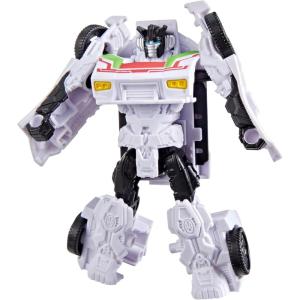 Transformers CYBERWORLD Wheeljack Cyber Changers 4-Inch Action Figure, Quick Change to Car Mode, Robot Toys for Boys and Girls, Kids Christmas Stocking Stuffers, Ages 6+