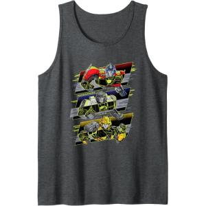 Transformers One Orion Pax D-16 & B-127 Heroic Panels Tank Top(Dark Heather Grey)