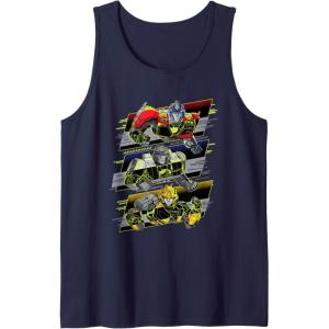 Transformers One Orion Pax D-16 & B-127 Heroic Panels Tank Top(Navy Blue)