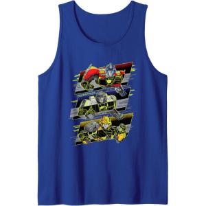 Transformers One Orion Pax D-16 & B-127 Heroic Panels Tank Top(Royal Blue)