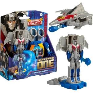 Transformers One Robot Battlers Starscream, 4.5-Inch Robot Action Figure, Interactive Toys for Boys and Girls Ages 6 and Up