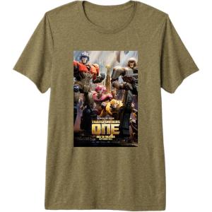 Transformers One Witness The Origin Movie Poster Vintage Premium Tri-blend T-Shirt(Olive Green)