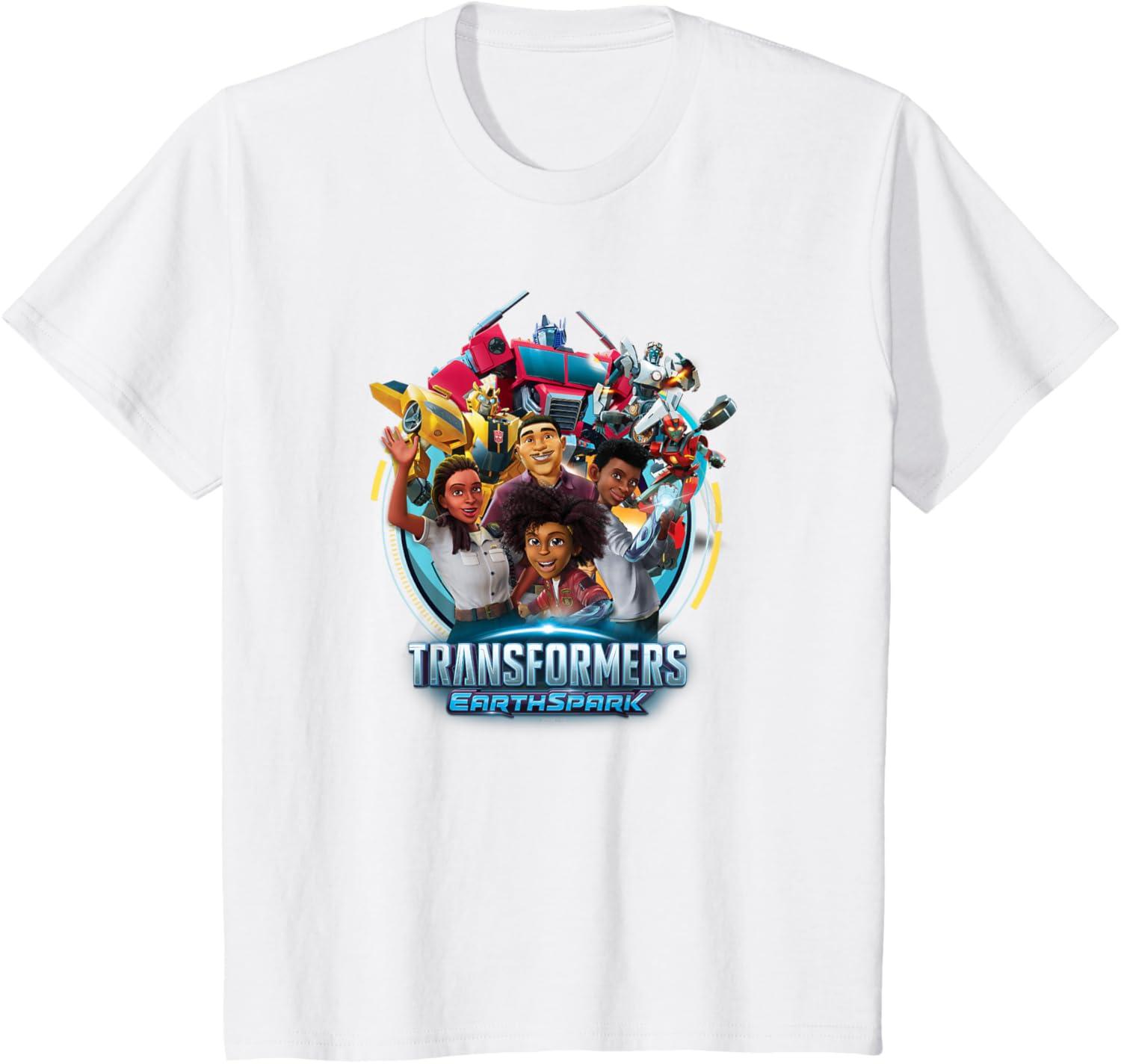 imageTransformers EarthSpark Heroes Group Shot Poster TShirtWhite