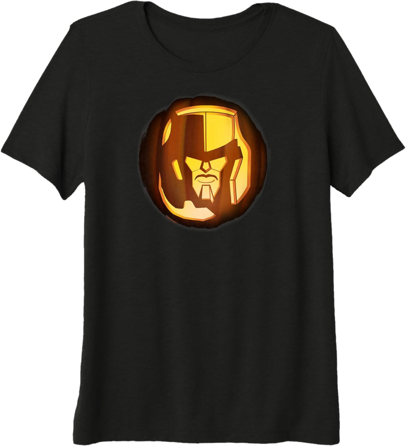 imageTransformers Halloween Megatron Pumpkin Premium TShirtBlack