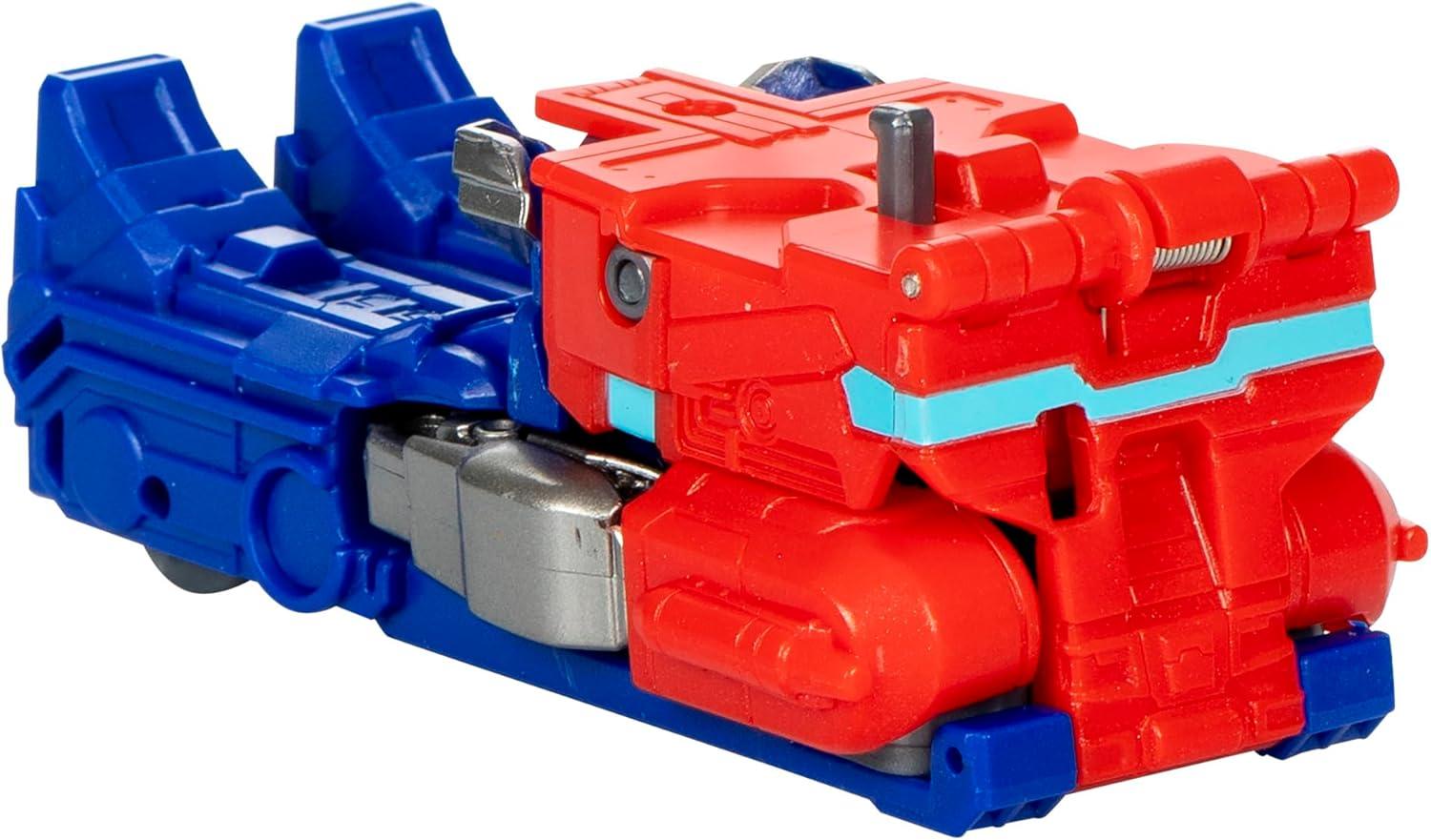 imageTransformers One Cog Changer Optimus Prime Orion Pax 4Inch Robot Action Figure Interactive Toys for Boys and Girls Ages 6 and Up