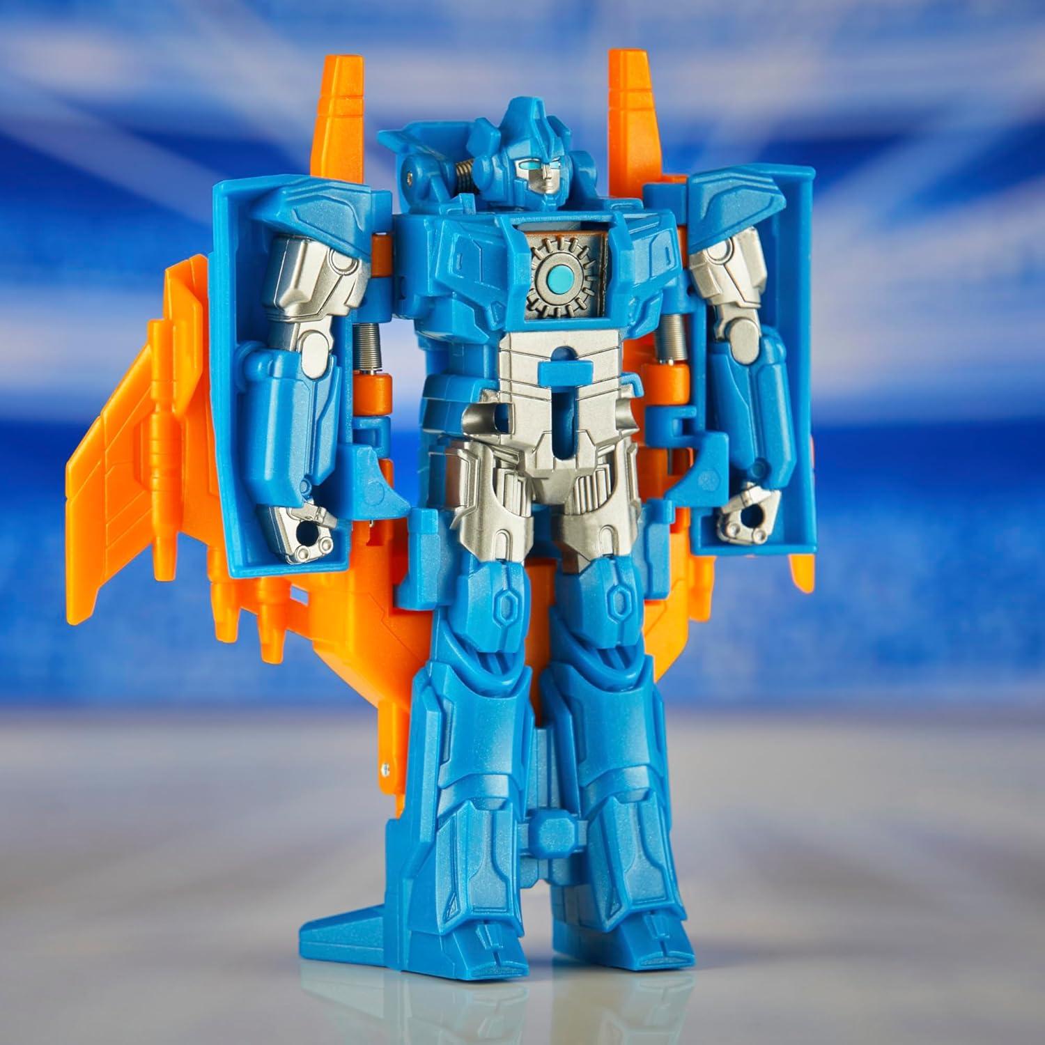 imageTransformers One Cog Changer Sentinal Prime 4Inch Robot Action Figure Interactive Toys for Boys and Girls Ages 6 and Up