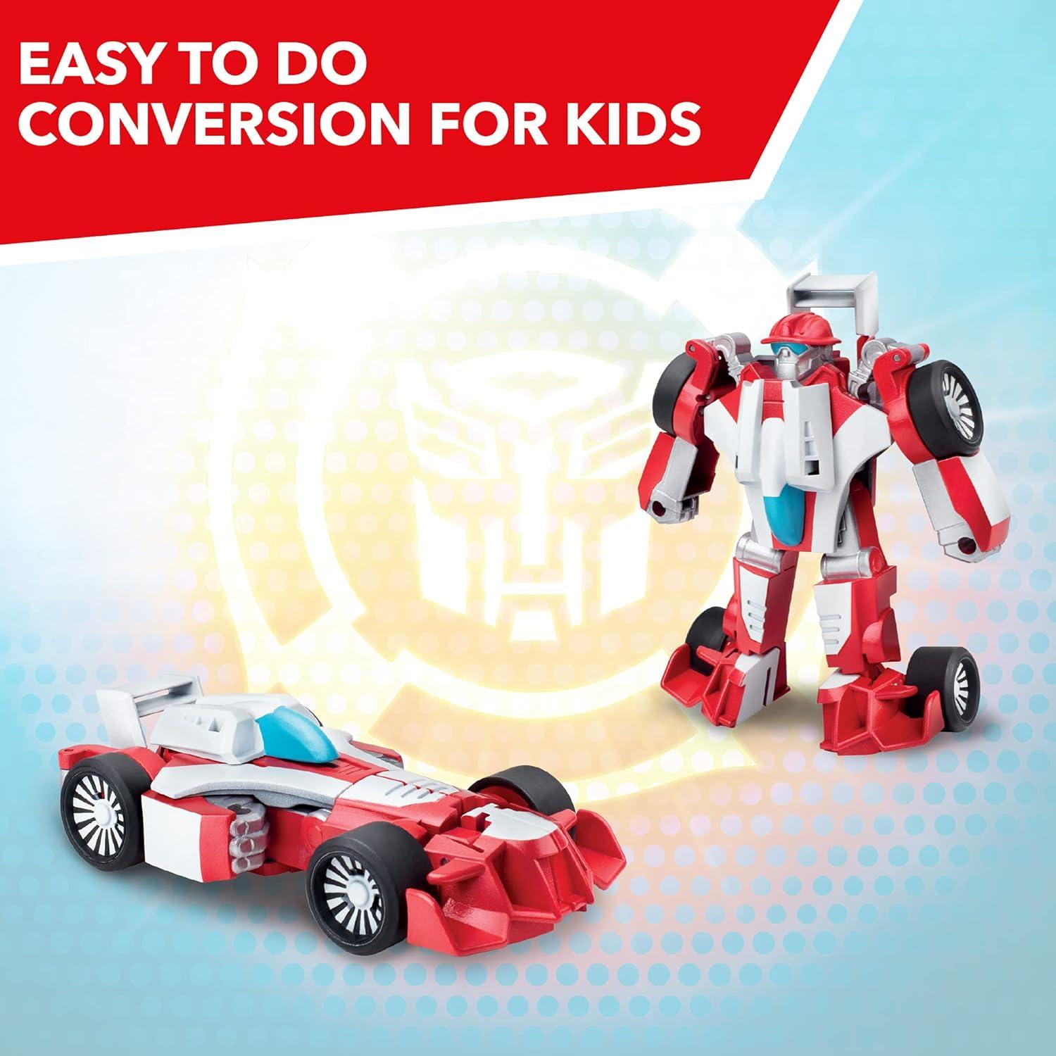 imageTransformers Playskool Heroes Rescue Bots Academy Road Rescue Team Trailer 4Pack Converting Toy