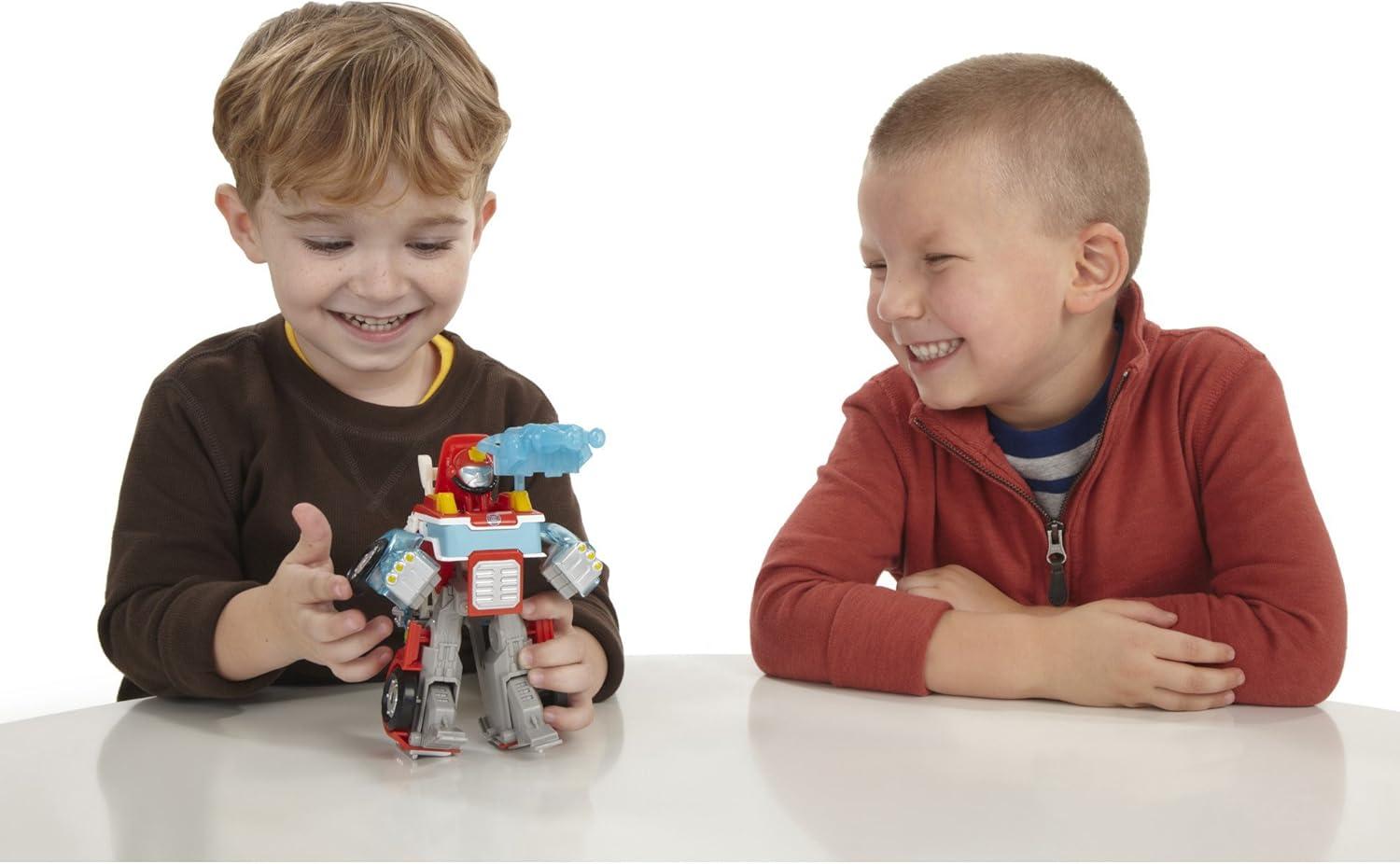 imageTransformers Playskool Heroes Rescue Bots Energize Heatwave The Fire Bot Converting Toy Robot Action Figure Toys For Kids Ages 3 And Up Amazon Exclusive