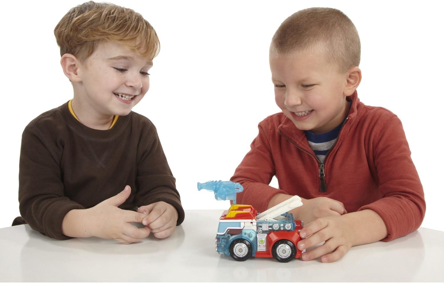 imageTransformers Playskool Heroes Rescue Bots Energize Heatwave The Fire Bot Converting Toy Robot Action Figure Toys For Kids Ages 3 And Up Amazon Exclusive