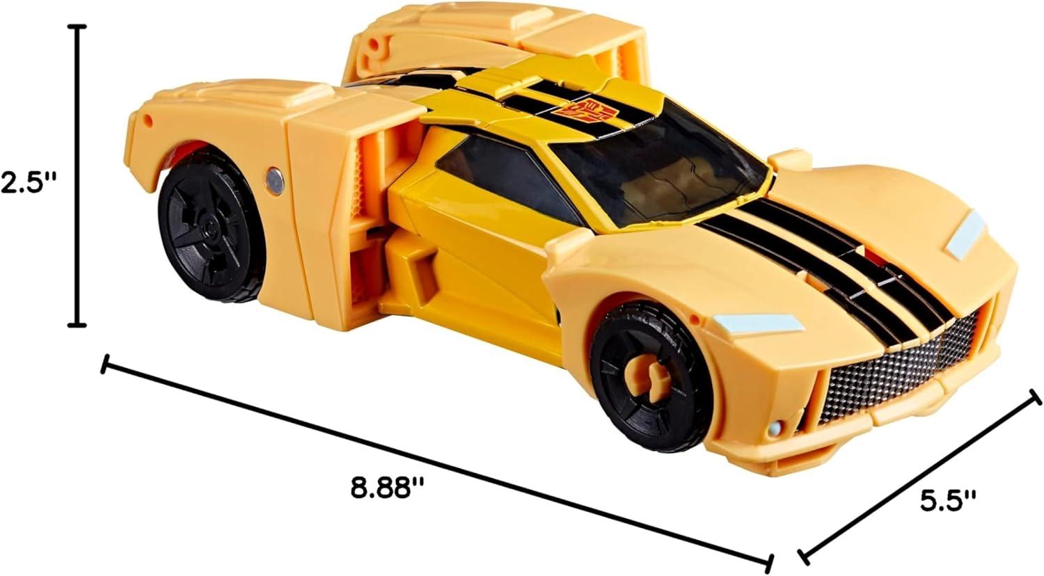 imageTransformers Toys EarthSpark Deluxe Class Bumblebee Action Figure 5Inch Robot Toys for Kids Ages 6 and UpDeluxe