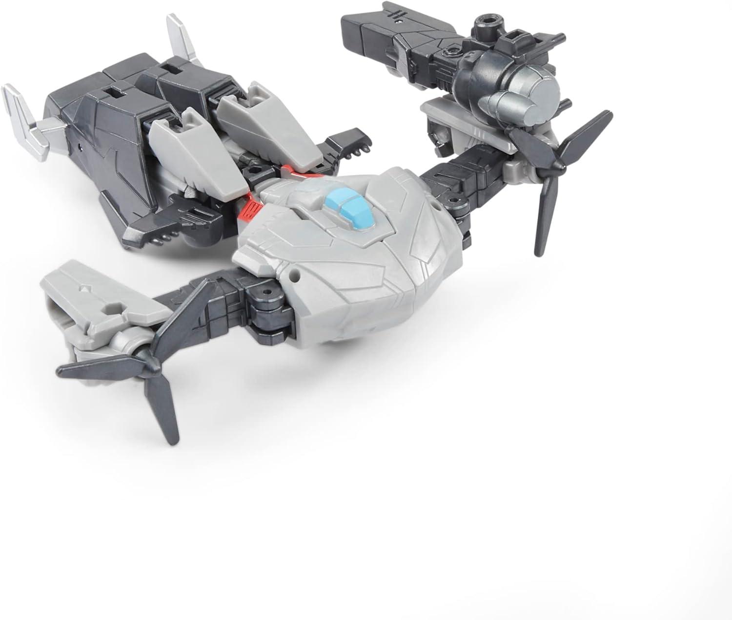imageTransformers Toys EarthSpark Deluxe Class Megatron Action Figure 5Inch Robot Toys for Kids Ages 6 and UpModern