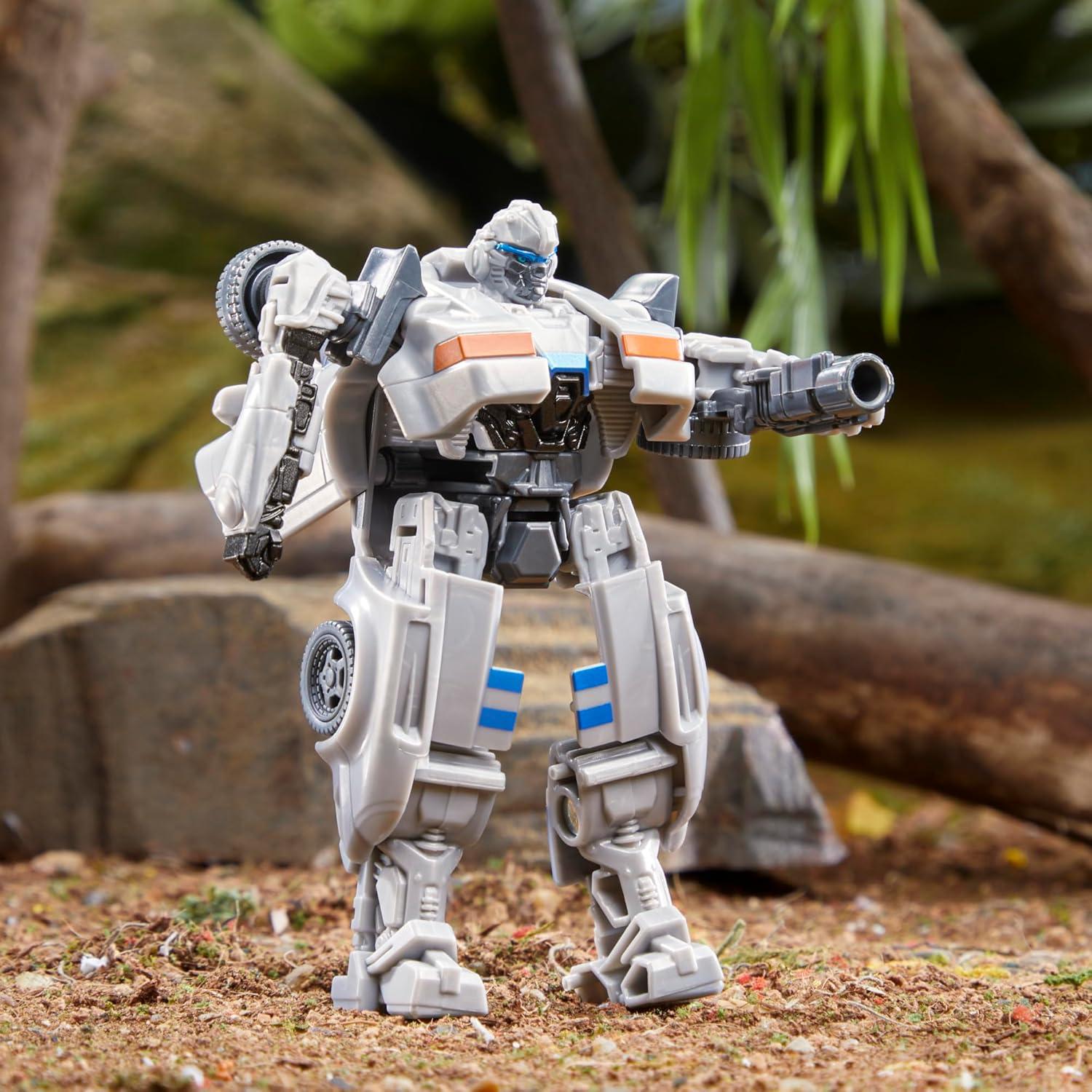 imageTransformers Toys Rise of The Beasts Movie Beast Alliance Battle Changers Autobot Mirage Action Figure Ages 6 and Up 45 inch