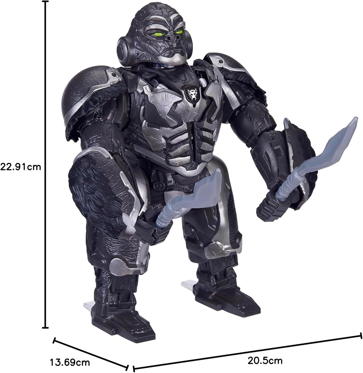 imageTransformers Toys Rise of The Beasts Movie BeastMode Bumblebee Converting Toy with Lights and Sounds Ages 6 and up 10inchPRIMAL ANIMATRONIC