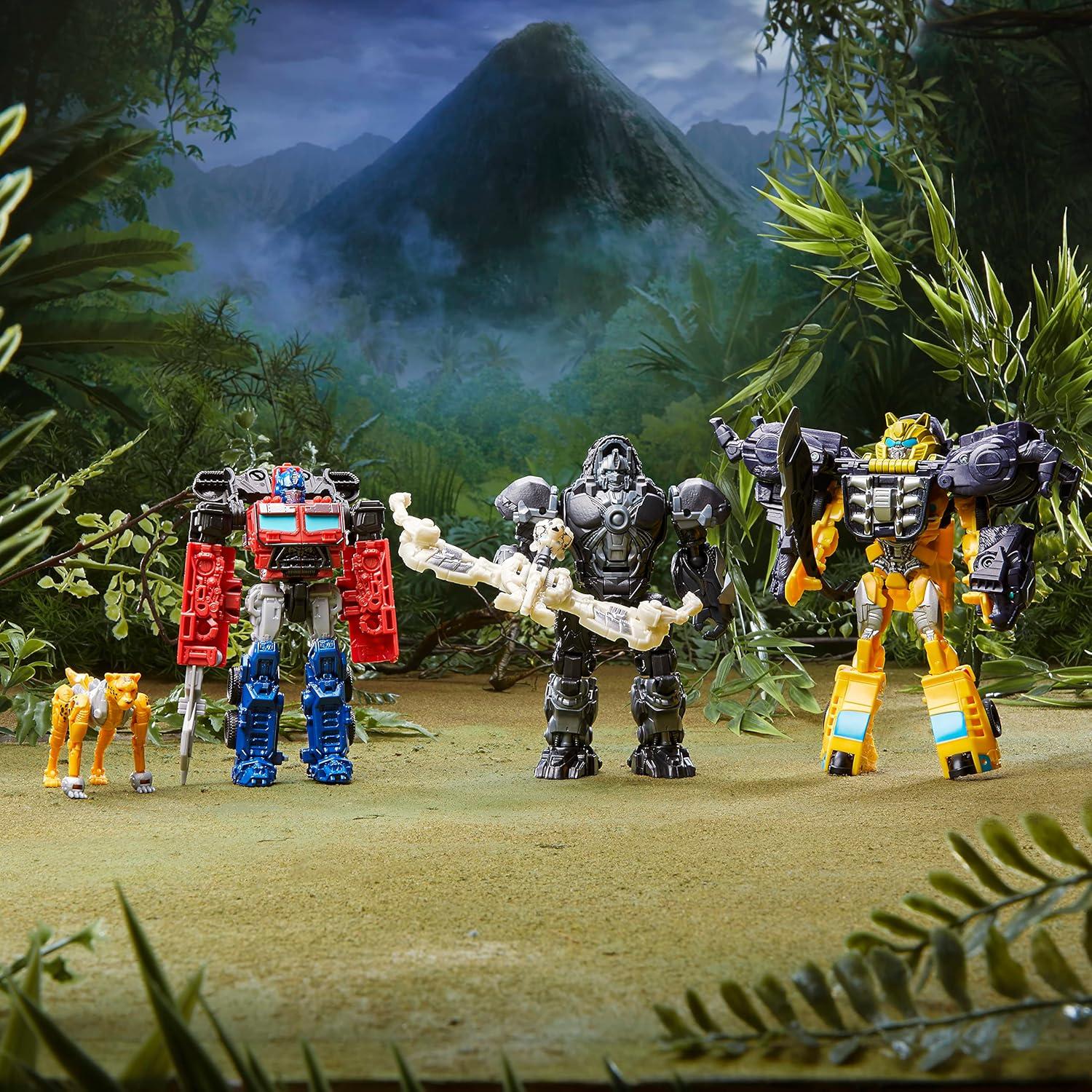 imageTransformers Toys Transformers Rise of The Beasts Movie Beast Alliance Beast Battle Masters Cheetor Action Figure Ages 6 and Up 3inch