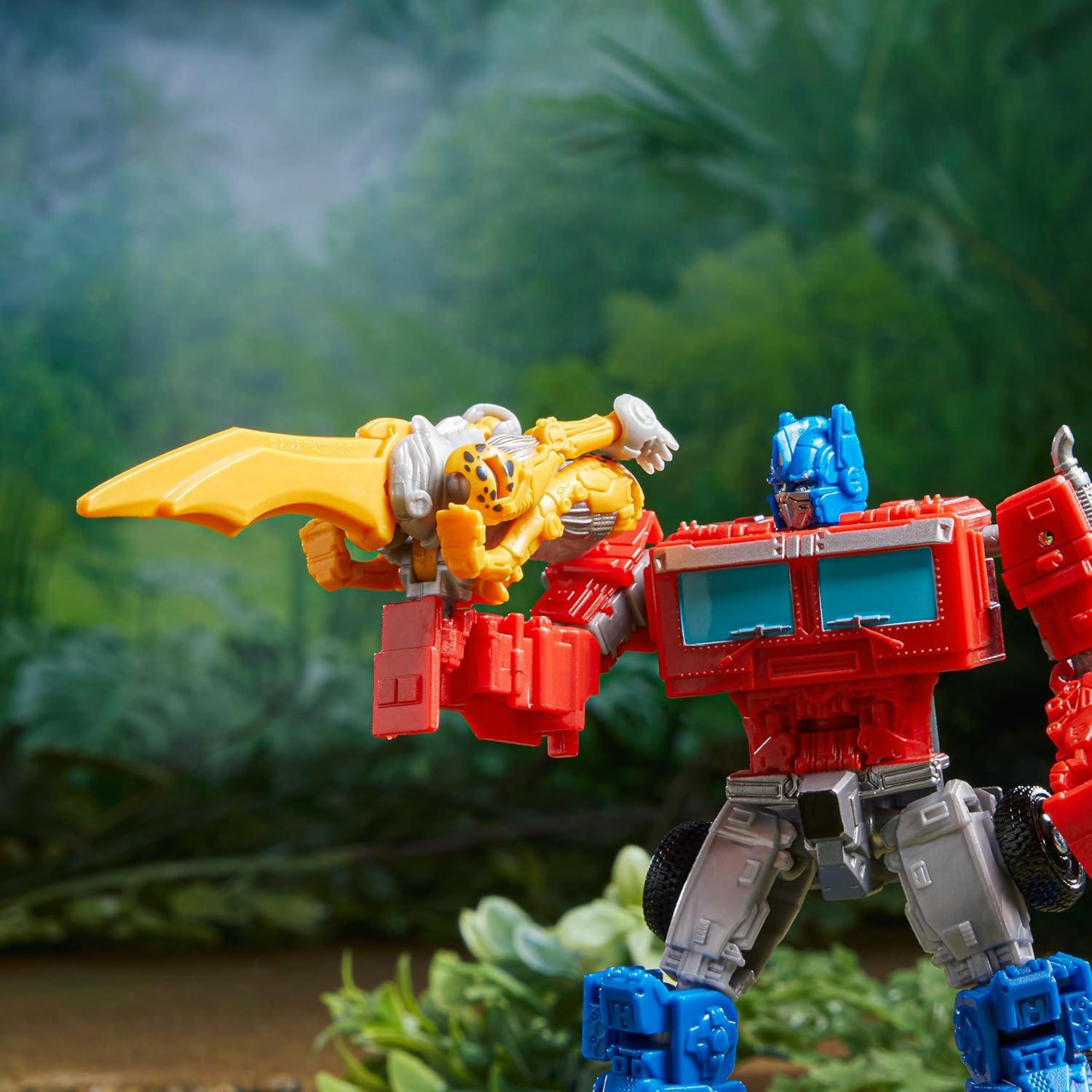 imageTransformers Toys Transformers Rise of The Beasts Movie Beast Alliance Beast Battle Masters Cheetor Action Figure Ages 6 and Up 3inch