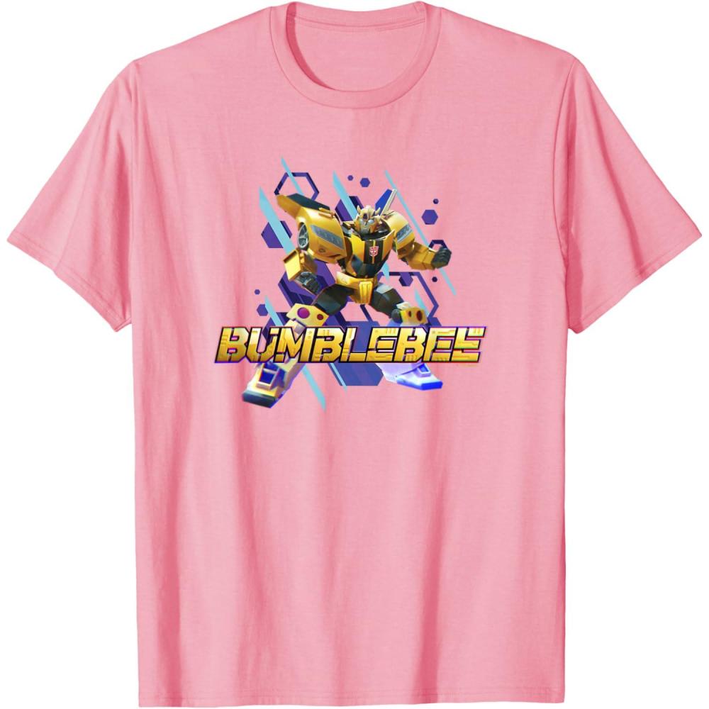 imageTransformers EarthSpark Bumblebee Hero Pose TShirtPink