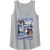 Transformers Decepticons Cut Up Panels Tank Top(Heather Grey)