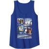Transformers Decepticons Cut Up Panels Tank Top(Royal Blue)