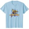 Transformers: EarthSpark Bumblebee Hero Pose T-Shirt(Baby Blue)