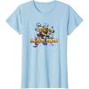 Transformers: EarthSpark Bumblebee Hero Pose T-Shirt(Baby Blue)