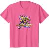 Transformers: EarthSpark Bumblebee Hero Pose T-Shirt(Pink Heather)