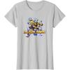 Transformers: EarthSpark Bumblebee Hero Pose T-Shirt(Silver Grey)