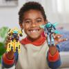 Transformers EarthSpark Cyber-Combiner Bumblebee and Mo Malto Robot Action Figures, Interactive Toys for Boys and Girls Ages 6 and Up(Modern)