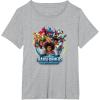 Transformers: EarthSpark Heroes Group Shot Poster T-Shirt(Heather Grey)
