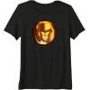 Transformers Halloween Megatron Pumpkin Premium T-Shirt(Black)
