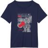 Transformers Megatron Master Of Destruction Color Pop T-Shirt(Navy Blue)