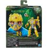 Transformers Rise of the Beasts Movie Optimus Primal, 2-in-1 Converting Roleplay Mask Action Figure Toy, 6+ Years, 9-inch(Bumblebee)