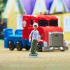 Transformers Toys EarthSpark Spin Changer Optimus Prime 8-Inch Action Figure with Robby Malto 2-Inch Figure, Robot Toys for Ages 6 and Up(Modern)