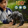 Transformers Toys Rise of The Beasts Movie, Beast-Mode Bumblebee Converting Toy with Lights and Sounds, Ages 6 and up, 10-inch(PRIMAL ANIMATRONIC)