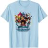Transformers: EarthSpark Heroes Group Shot Poster T-Shirt(Baby Blue)