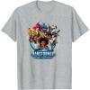Transformers: EarthSpark Heroes Group Shot Poster T-Shirt(Heather Grey)