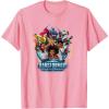 Transformers: EarthSpark Heroes Group Shot Poster T-Shirt(Pink)