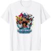 Transformers: EarthSpark Heroes Group Shot Poster T-Shirt(White)