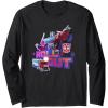 Transformers: EarthSpark Optimus Prime Leader Pose Long Sleeve T-Shirt(Black)