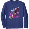 Transformers: EarthSpark Optimus Prime Leader Pose Long Sleeve T-Shirt(Navy Blue)