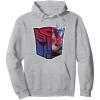 Transformers: EarthSpark Optimus Prime Logo Fill Pullover Hoodie(Heather Grey)