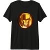 Transformers Halloween Megatron Pumpkin Premium T-Shirt(Black)