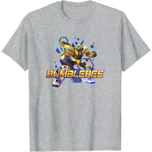 Transformers: EarthSpark Bumblebee Hero Pose T-Shirt(Heather Grey)