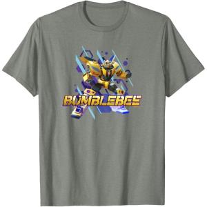 Transformers: EarthSpark Bumblebee Hero Pose T-Shirt(Olive Heather)