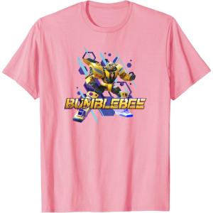 Transformers: EarthSpark Bumblebee Hero Pose T-Shirt(Pink)