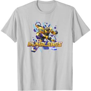 Transformers: EarthSpark Bumblebee Hero Pose T-Shirt(Silver Grey)