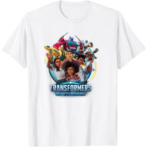 Transformers: EarthSpark Heroes Group Shot Poster T-Shirt(White)